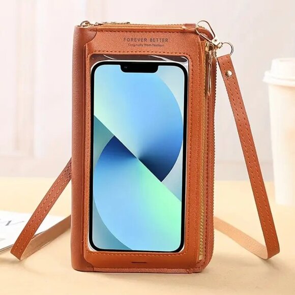TOUCH SCREEN PHONE CROSS-BODY BAG - Picture 1 of 4